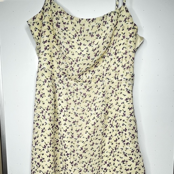 Nasty Gal Dresses & Skirts - Nasty Gal Floral Yellow and Purple Short Mini Dress